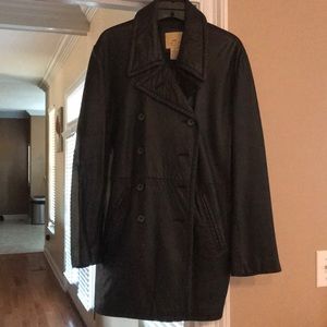 Genuine leather coat